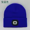 Chapéu de Luz LED Chapéu Luminoso Personalizado Montanhismo Pesca Chapéu de Tricô Luminoso Chapéu de Luz LED Luminoso