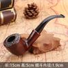Fábrica Original Esculpida Resina Baquelite Cachimbo Filtro Lavável Curvo Masculino Portátil Martelo Cachimbo