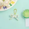 Novo Pingente de Laço Floral Colorido Estilo Fresco Acessório de Chaveiro DIY Feito à Mão para Bolsas e Correntes de Celular