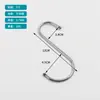 Ganchos en Forma de S de Acero Inoxidable, Ganchos Multifuncionales sin Taladro para Cocina y Baño, Ganchos para Ropa en Forma de S al por Mayor