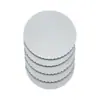 Materiais feitos à mão ranhurado redondo Shufubo tecelagem artesanal DIY placa base redonda placa de PVC