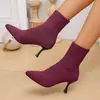 2026 Verano Nuevo Comercio Exterior Tallas Grandes Mujer Casual Cómodo Flyknit Punta Puntiaguda de Moda Ropa Exterior Zapatos Individuales Talla Única para Todos