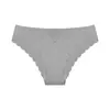 Calcinhas Comércio Exterior Transfronteiriço Roupa Íntima Feminina Sem Costura Vazada Abraça o Quadril Amiga da Pele Cintura Média Cor Sólida Tanga Esportiva