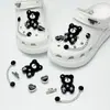 2026 Novo Estilo Retro High-End Tamancos para Meninas com Acessórios, Fivela Decorativa Resistente para Sapato com Glitter Prata Puff de Libélula