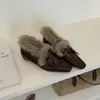 Nuevos Mocasines de Felpa Cálidos sin Cordones para Mujer Otoño/Invierno 2026, Elegante Ropa de Abrigo, Aumento Oculto de Altura, Zapatos Versátiles para Conducir
