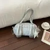 Bolsa de Ombro de Grande Capacidade 2026 Novo Estilo Bolsa de Mão com Orelhas de Coelho Moda Casual Simples Estilo Universitário Bolsa Tote