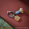 Nuevo Colgante Tejido a Mano Estilo Tíbet, Llavero Tejido, Colgante con Borla, Xizang, Señor Shiva, Dios Amarillo de la Riqueza, Tara
