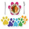 CA020 Mascota Perro Cachorro Garra de Perro Hueso Ambiente Disposición Mantel Desechable Mantel de Papel