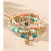 Ábaco Cuentas Pulsera de Cuentas Verde Blanco Nuevo Estilo Chino Vidrio Gama Alta Retro Accesorios para Pulseras