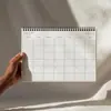 Novo Calendário Planejador 2025-2026 da Amazon Simples Calendário de Parede de 12 Meses Agenda Personalizada de Fábrica