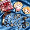 Llavero Estrella Ins Cadena para Teléfono Móvil Kit de Materiales de Accesorios DIY Colgante Amarillo