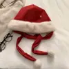 Gorro con capucha de retazos de felpa y gamuza, estilo nuevo Otoño e Invierno 2025, para mujer, gorro pullover elegante que protege los oídos