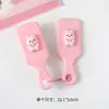 Pente de massagem fofo com design de coelho e urso, um pente portátil e adorável com espelho, um conjunto estiloso e prático para estudantes