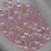 Contas de Roda de Cristal Coloridas de Alta Qualidade com Revestimento Superior 8mm Super Brilhantes Contas de Cristal Facetadas Planas Contas de Roda Contas Soltas de Cristal DIY