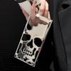 Para funda de teléfono móvil Samsung s24 calavera hueca S23ultra marca de moda disipación de calor más personalidad creativa esmerilada