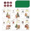 Tarjeta de Navidad, tarjeta de felicitación navideña de alta gama, tarjeta de bendición con mensaje con juego de sobres