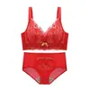 20203 ano de nascimento grande terno vermelho sutiã casamento noiva lingerie feminina peito pequeno push up sutiã ajustável