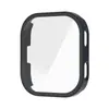Adequado para Huami Amazfit Bip Max Watch Capa Protetora, Película de Vidro Integrada Capa de Relógio PC Cobertura Total Anti-Queda