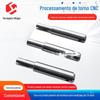 Fábrica de Hardware de Dongguan Peças de Eixo Pequeno Coluna de Furo Único Torneamento Fresamento Composto Latão Bruto Acessórios de Torneamento de Precisão