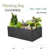 Comercio Exterior Especial para Bolsas de Cultivo Cuadradas de Tela No Tejida Engrosada Bolsas de Cultivo Bonitas Bolsas para Plantar Árboles Bolsas para Plantas Bolsas para Plántulas Maceta