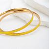 Novas Pulseiras de Casal em Aço Titânio, Pulseiras de Aço Inoxidável Que Não Desbotam, Pulseiras Personalizadas Populares Transfronteiriças com Letras Especiais Atacado