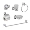 Portarrollos de Papel Higiénico Artículos Sanitarios Colgante Aleación de Zinc Acero Inoxidable Juego de Colgantes para Baño Juego de Toallero Barra para Toallas Juego de Seis Piezas
