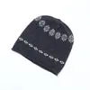 Gorro holgado 100% lana pura para mujer, estilo retro británico, patrón de Shetland, borde enrollado, gorro para clima frío, cubrecabezas, protección para los oídos