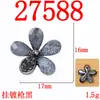 Nuevos Accesorios de Aleación con Flor de Resina de Moda Ojo de Gato Diamante Material para Joyería DIY Flor Pequeña Simple Elegante Versátil