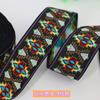 50mm de largura étnica fita cor jacquard fita saco guitarra cinta roupas acessórios decorativos local atacado