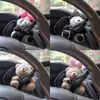 Decoração de Interior de Carro Enfeites Boneco Panda Novo Pisca-pisca Limpador Figurine para Mulheres