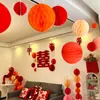 Set de Decoración de Habitación de Boda con Bolas de Panal de Abeja de Moda para Boda y Compromiso, Adecuado tanto para el Dormitorio Nuevo como para la Sala de Estar de la Novia y el Novio