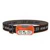 Linterna frontal de luz fuerte transfronteriza Mini LED para exteriores Pesca nocturna Lámpara de minero Portátil Luz montada en la cabeza Recargable Sensor Súper brillante