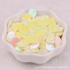 10 Piezas Colgantes Laterales Piezas Redondas Flash Escama de Pescado Hecho a Mano Color Lentejuelas Planas Abalorios Ropa Accesorios Vestido de Novia
