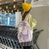 Mochila de menina do ensino fundamental, mochila rosa de alta aparência para menina do ensino médio, pequena capacidade, fofa, grande capacidade, de duas alças