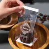 Saco de Embalagem de Aço Transparente Biscoito Bolo Sobremesa Cookie Madeleine Saco de Doce Saco com Fecho Zíper para Assar Atacado