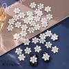 Nuevo Copo de Nieve Navideño Transfronterizo Metal Diamante Joyería Manicura Uñas Hueco Diamante Completo Manicura Uña Usable Joyería de Diamantes