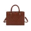 Bolso de Mano con Relieve de Moda para Mujer Bolso de Hombro de Nicho Tendencia Otoño Nuevo Bolso Cruzado Casual de Moda para Viajar