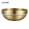 Molheira para Comida Imperial Coreana Aço Inoxidável 304 Louça Estilo Coreano Tigela de Cozinha Prato para Lanches Tigela para Macarrão Frio Tigela Coberta Panela para Frutos do Mar