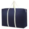 Bolsa grande no tejida para mudanza, bolso de mano reforzado para equipaje, almacenamiento de edredones y ropa, bolsa de embalaje para mudanza de dormitorio