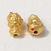 Arena madre verde oro antiguo método oro diy Wen jugar pulsera de cuentas pulsera colgante accesorios suministro al por mayor