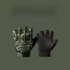 Luvas Táticas de Combate para Crianças Meio Dedo Estilo Militar Forças Especiais Infantis Artes Marciais Luta Estudante Luvas para Jogo de Corrida