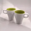 Fabricante Personaliza Copos de Cerâmica Simples com Esmalte Colorido e Acabamentos Brilhantes, Publicidade com Logos Personalizados, Copos de Presente, Copos de Água, Copos de Café