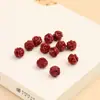Cuentas de Cristal de Marca Famosa, Cinnabar de Cristal Signos del Zodíaco Doce, Cuentas Sueltas del Zodíaco Arena Imperial, Cuentas para Accesorios de Joyería DIY