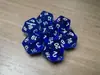 Dados Poliédricos Transparentes de 20 Caras de Colores Mixtos Multicolor para Juegos de Mesa y Juegos de Rol de Mesa, Suministro Directo del Extranjero Dados Acrílicos