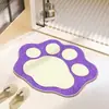 Alfombra de Baño con Forma de Oso Lindo, Falso Cachemir, Absorbente de Agua, Antideslizante, Elimina Polvo, Engrosada, Duradera, Fácil de Cuidar