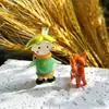 Adornos Artesanales de Vidrio del Principito y el Zorro Pequeño Manualidades Creativas de Vidrio de Cuento de Hadas Decoración de Escritorio Regalos
