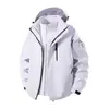 Jaqueta corta-vento três em um, tamanho plus size, com logotipo personalizado, uniforme de trabalho para outono e inverno, adequado para concessionárias 4S corporativas e uniformes de equipe.