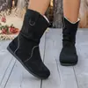 Exportação Transfronteiriça 2025 Botas de Cowboy Ocidentais Retrô Botas Curtas de Camurça Primavera e Outono Novas Botas Birkenstock Botas Casuais tipo Pão