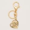 Personalidade criativa diamante rosa mãe acessórios pingente flor pegada bolsa chaveiro