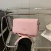 Bolsa de Ombro de Luxo para Mulheres 2026 Verão Nova Moda Corrente Brilhante Bolsa Transversal Simples para o Dia a Dia Pequena Quadrada